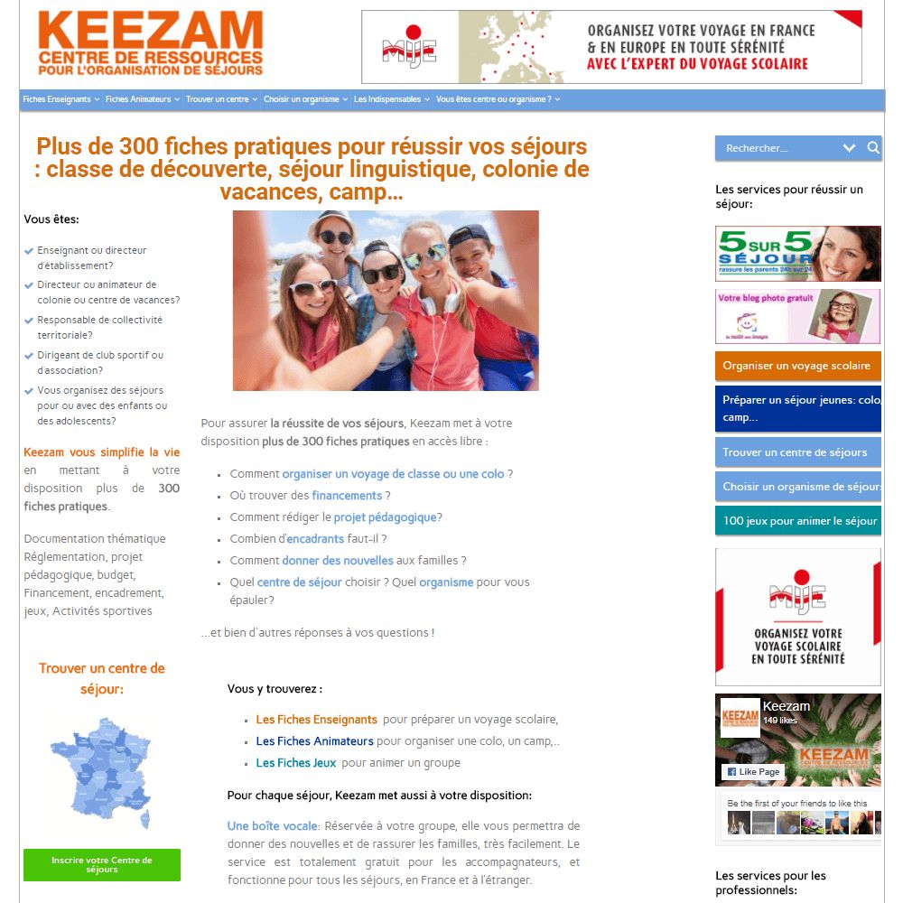 Développeur site documentation keezam