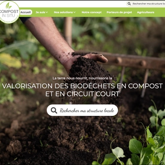 Compost In Situ WordPress Site vitrine, optimisation SEO